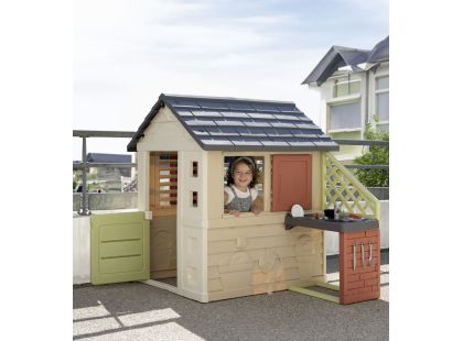 Smoby Domeček Life Nature s kuchyní