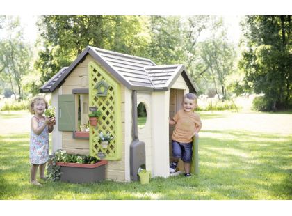 Smoby Domeček Life zahradnický rozšiřitelný
