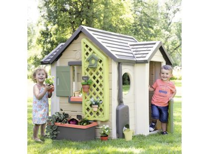 Smoby Domeček Life zahradnický rozšiřitelný