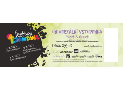 Doplňková vstupenka na Festival Bambule - Meet & Greet
