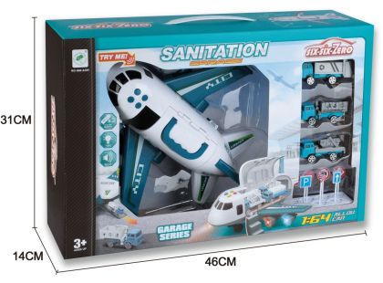 Doprava letadlo - garáž