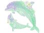 Dotzies Diamantové malování - Tanec delfínů 2
