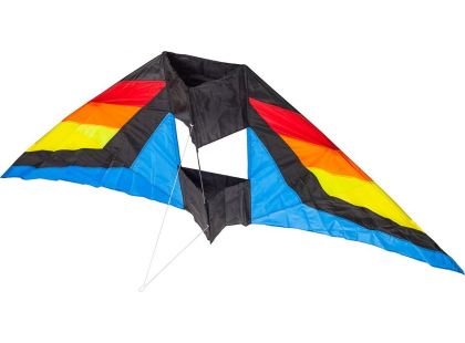 Drak létající nylon v pouzdře barevný