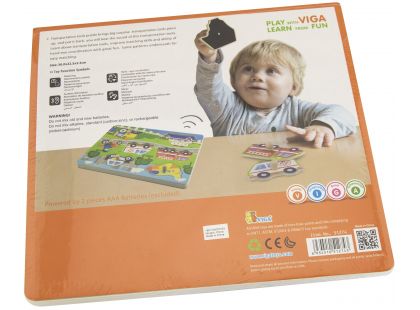 Dřevěná vkládačka doprava - zvuková - Poškozený obal