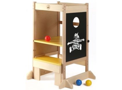 Dřevěné hračky Jaroš Učící věž víceúčelová