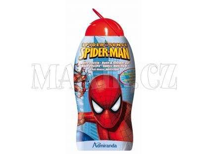 Dětský sprchový gel a pěna do koupele 300ml Spiderman vůně červeného rybízu