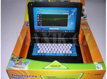 Dětský trojjazyčný počítač - notebook