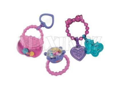 Dívčí dárková sada chrastítek a kousátek Fisher Price V6962