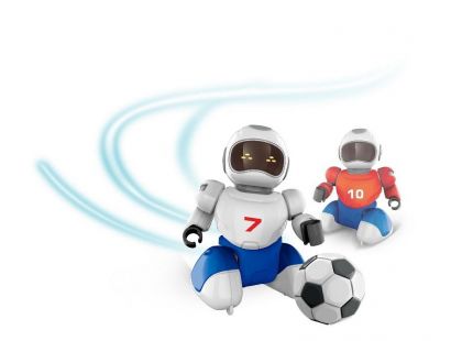 Dva Roboti s míčkem na dálkové ovládání a dvěma brankami - Poškozený obal