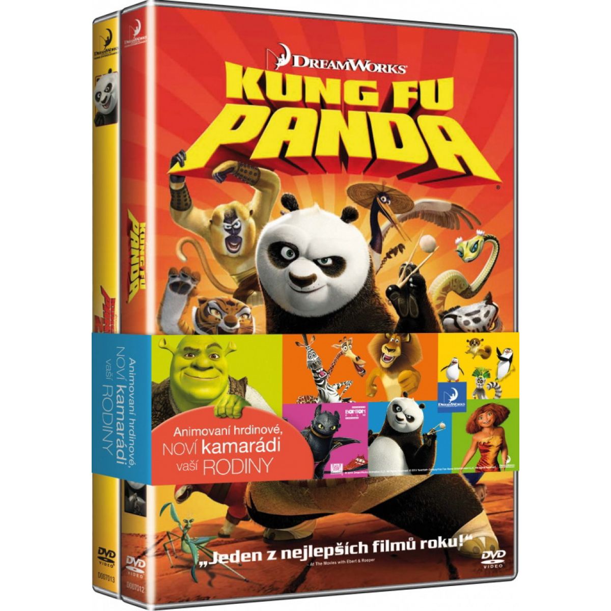 DVD 2DVD Kung Fu Panda 1-2