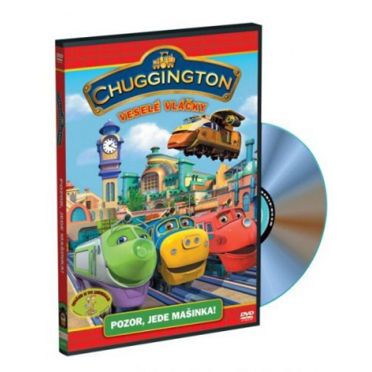 DVD Chuggington - Veselé vláčky - Pozor, jede mašinka!