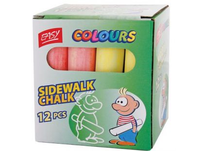 Easy Colours Chodníkové křídy 12ks