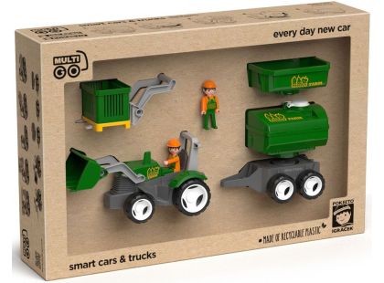 ECO MultiGO Farm set - figurky Igráčků farmářů s traktorem