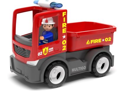 ECO MultiGO Fire - Valníček s hasičem - auto s Igráčkem