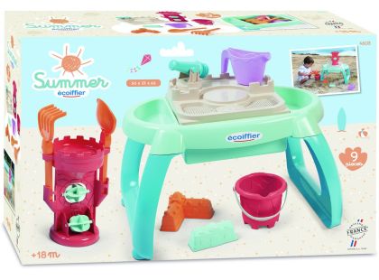 Ecoiffier E 4603 Stoleček na písek i vodu s mlýnkem