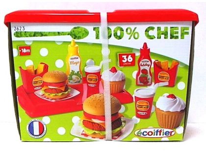 Ecoiffier Hamburger set
