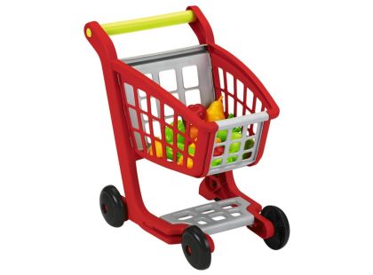 Ecoiffier Nákupní vozík s nákupem