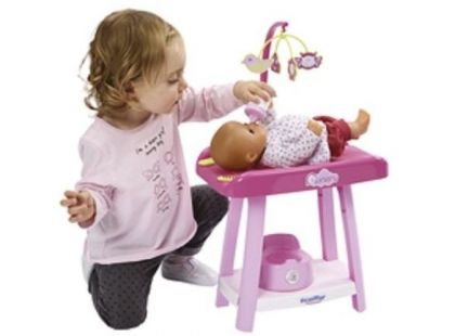 Ecoiffier Nursery židlička, vanička a přebalovací pult pro panenky