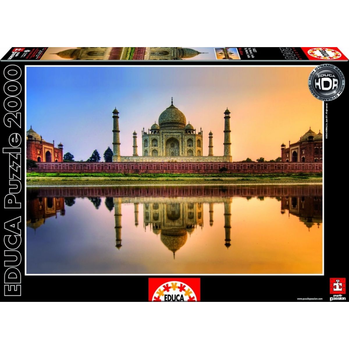Educa Puzzle HDR Taj Mahal Indie 2000d