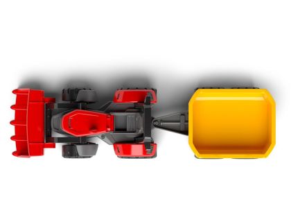 Efko ECO MultiGO Červený traktor Zetor s radlicí, vlek, Igráček