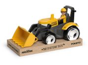 EFKO ECO MultiGO Žlutý traktor s radlicí, figurka Igráček