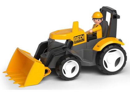 EFKO ECO MultiGO Žlutý traktor s radlicí, figurka Igráček