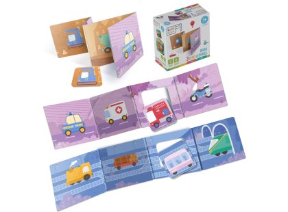 EFKO KukiKuk – Sada 3 Kuki leporel Auta