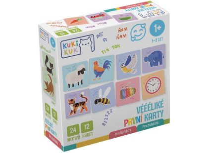 EFKO KukiKuk – Véééliké první karty Pro batolata