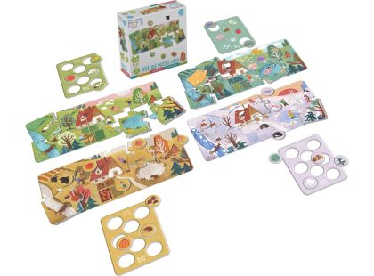 EFKO KukiKuk – Véééliké puzzle loto Roční období