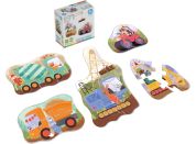 EFKO KukiKuk – Véééliké puzzle Stavební stroje