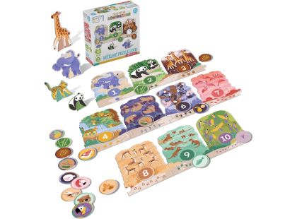 EFKO KukiKuk – Veliké puzzle loto Výlet do ZOO