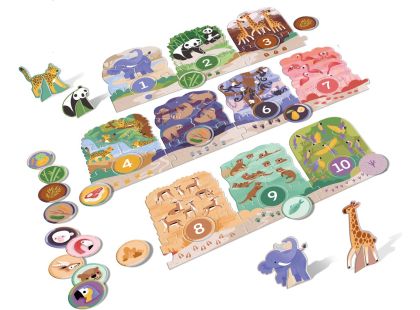 EFKO KukiKuk – Veliké puzzle loto Výlet do ZOO