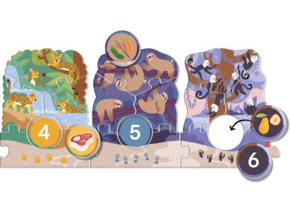 EFKO KukiKuk – Veliké puzzle loto Výlet do ZOO