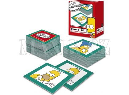 Efko Pexeso The Simpsons 52 tvrdých kartiček