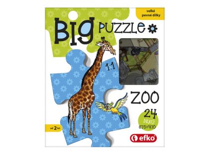 Efko Puzzle Big Baby ZOO 24 dílků