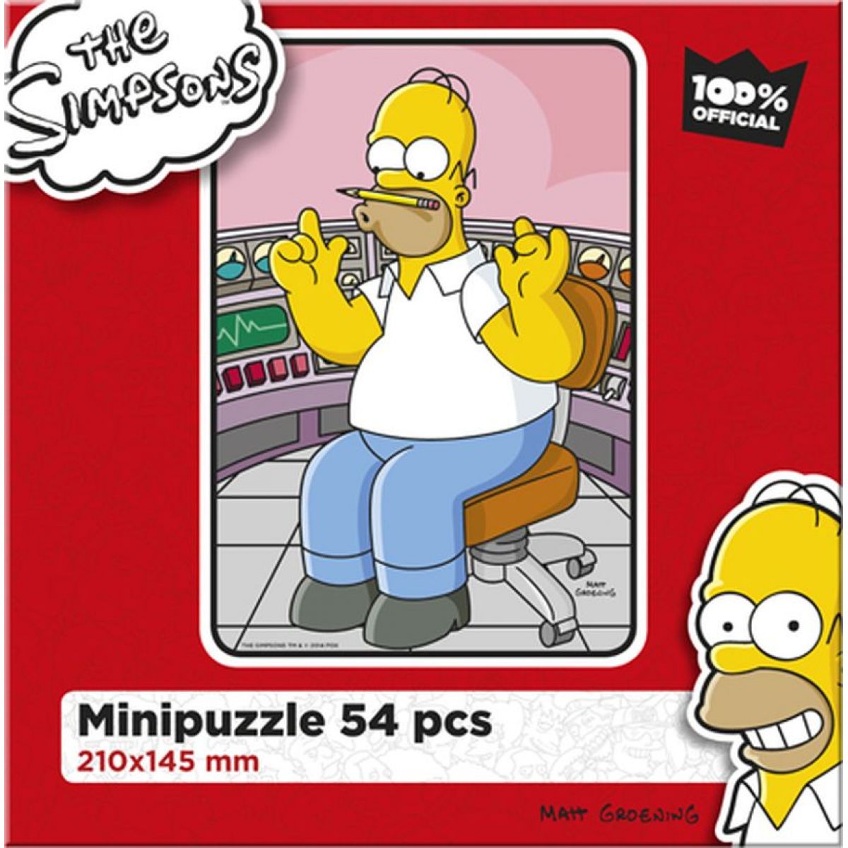 Efko Puzzle The Simpsons Homer v práci
