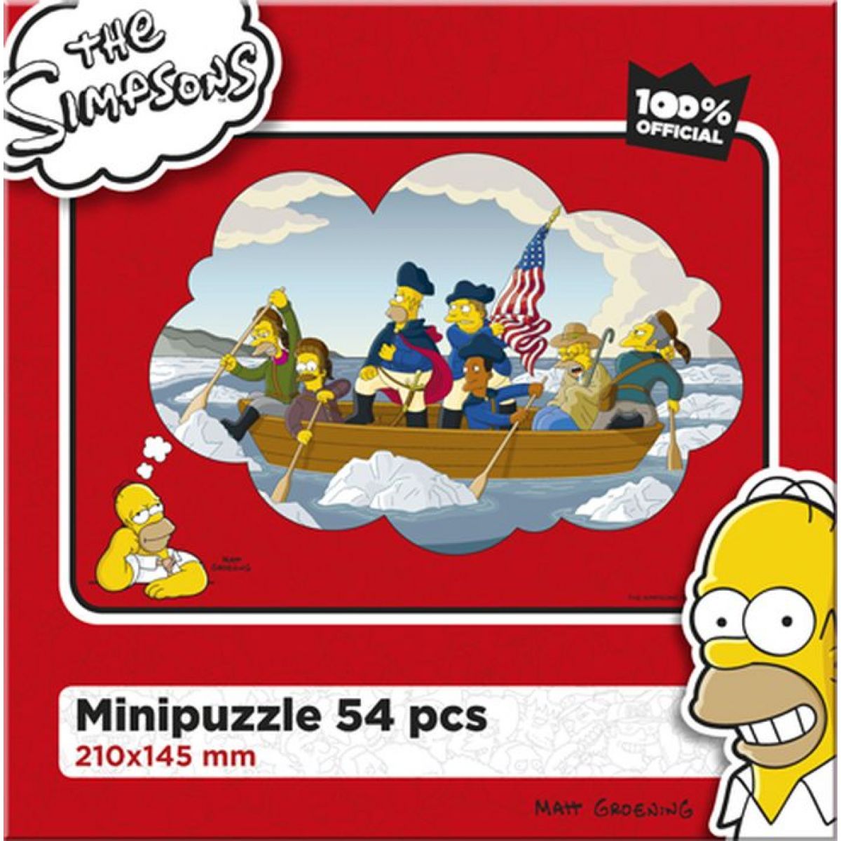Efko Puzzle The Simpsons Pánská jízda