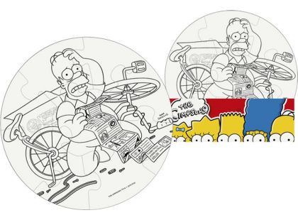 Efko Puzzle The Simpsons Vymaluj si kruh