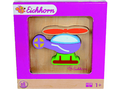 Eichhorn Dřevěné puzzle pro nejmenší vrtulník