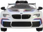 Elektrické auto BMW M6 GT3 bílé 2