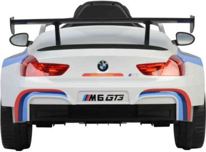 Elektrické auto BMW M6 GT3 bílé