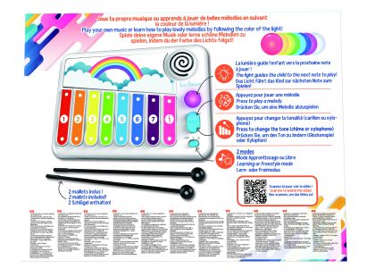Lexibook Elektronický xylofon se světly