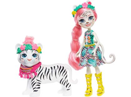 Enchantimals panenka s velkým zvířátkem Tadley Tiger a Kitty
