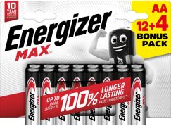 Energizer MAX AA 12+4 zdarma