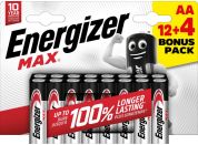 Energizer MAX AA 12+4 zdarma