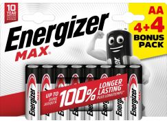 Energizer MAX AA 4+4 zdarma - Poškozený obal