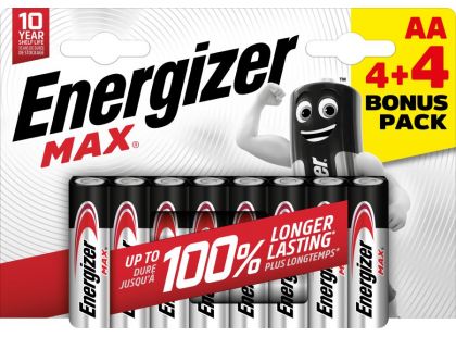 Energizer MAX AA 4+4 zdarma