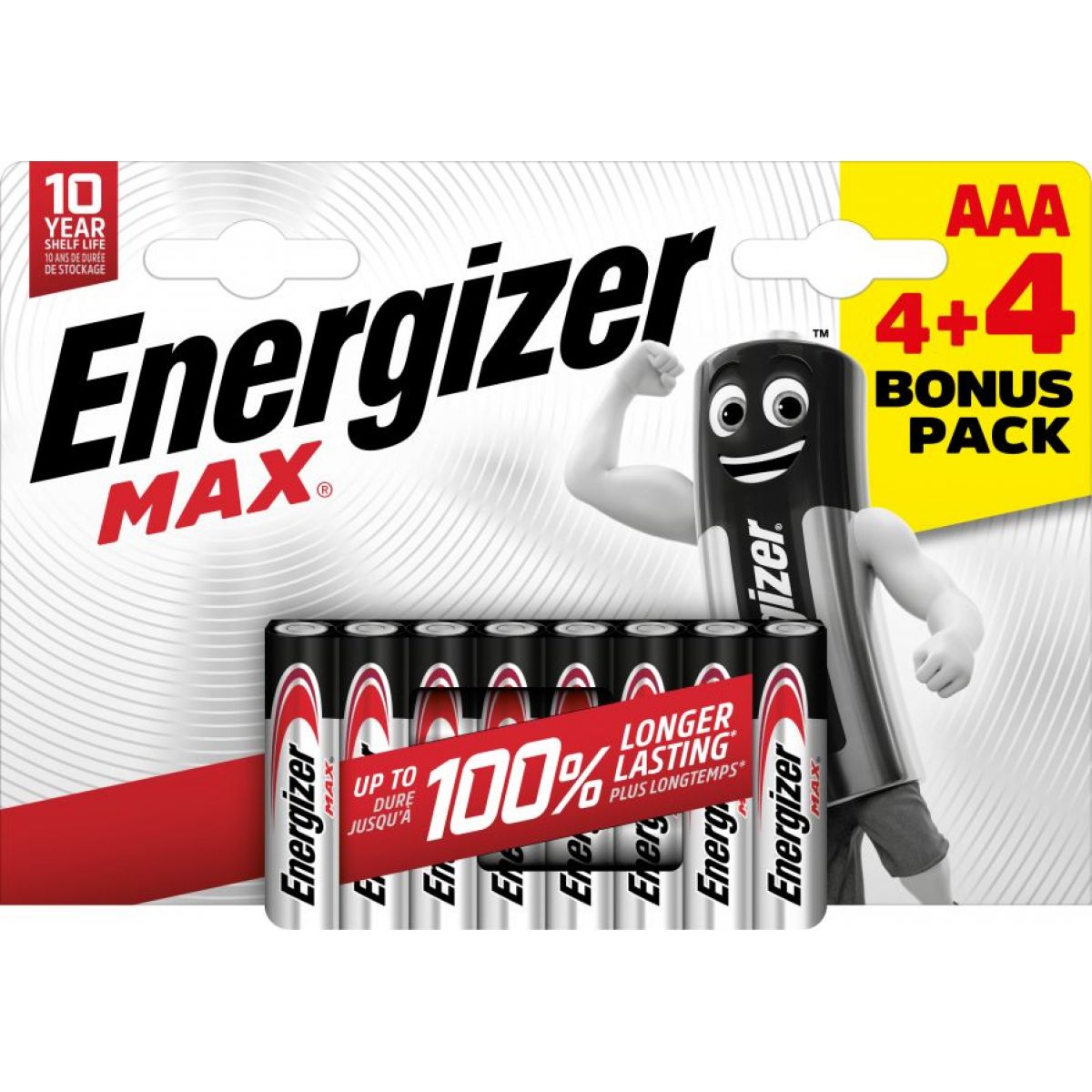 Energizer MAX AAA 4+4 zdarma