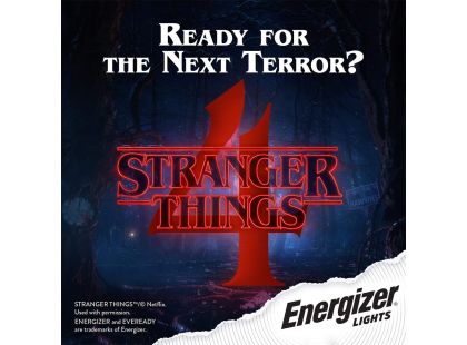 Energizer Svítilna Stranger Things Retro Handheld Light 2 x D - Poškozený obal