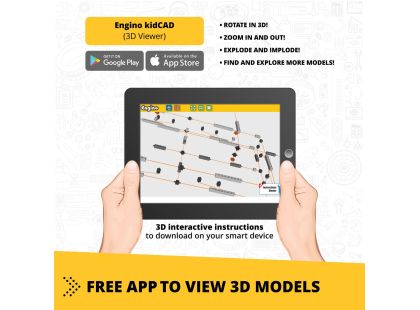 Engino Creative Builder 120 modelů s motorkem